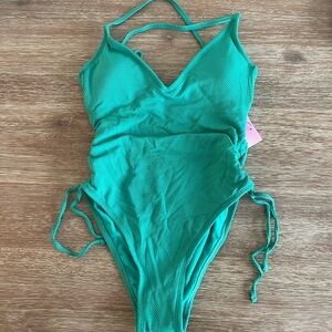 Target x Stony Clover Lane Green Tie Back One Piece